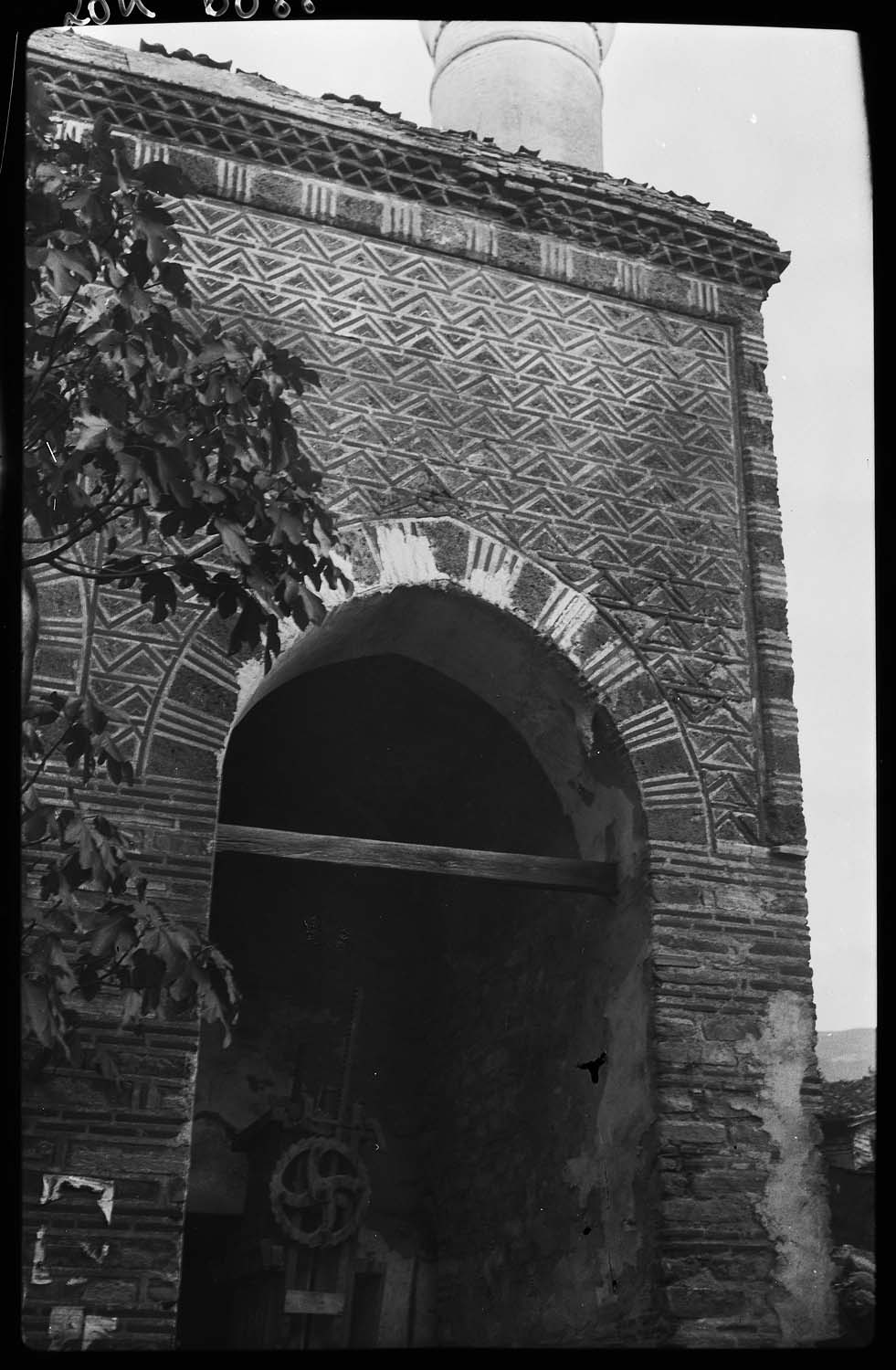Détail de l'appareillage du porche d'entrée